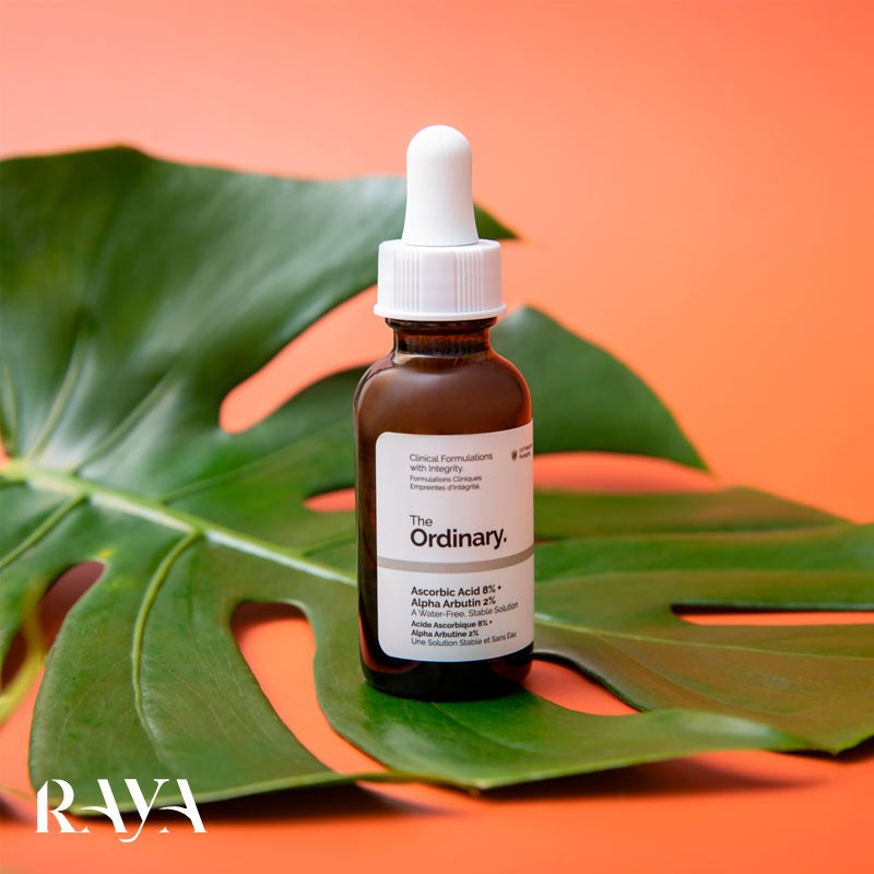 سرم آسکوربیک اسید 8% و آلفا آربوتین 2% اوردینری The Ordinary Ascorbic Acid 8% + Alpha Arbutin 2%